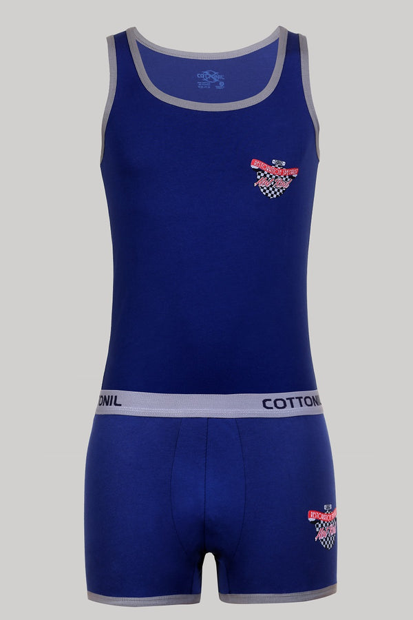 طقم ريلاكس حمالة + بوكسر - cottonilstore