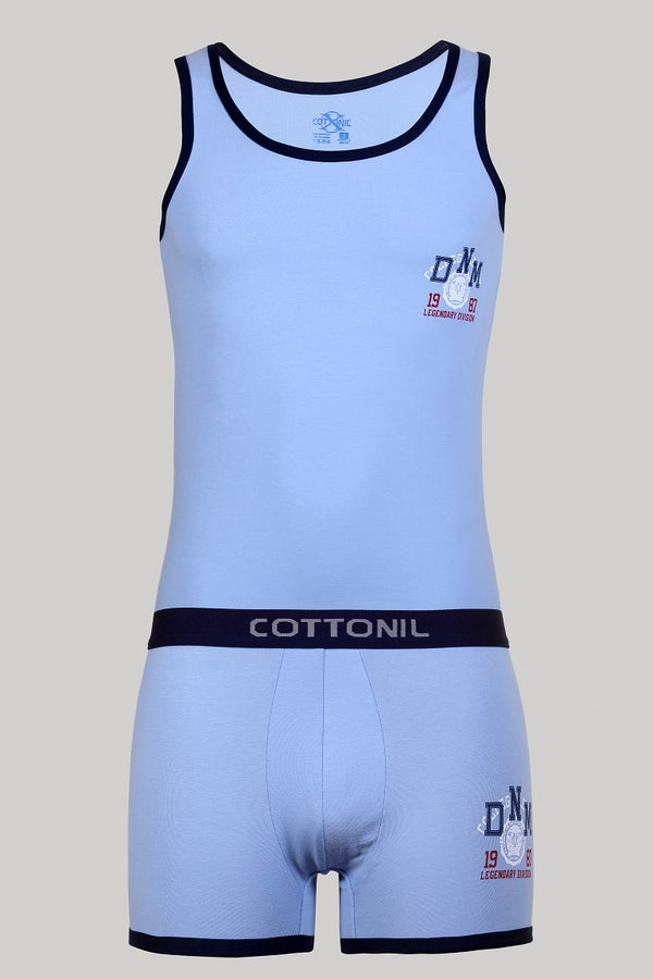 طقم ريلاكس حمالة + بوكسر - cottonilstore