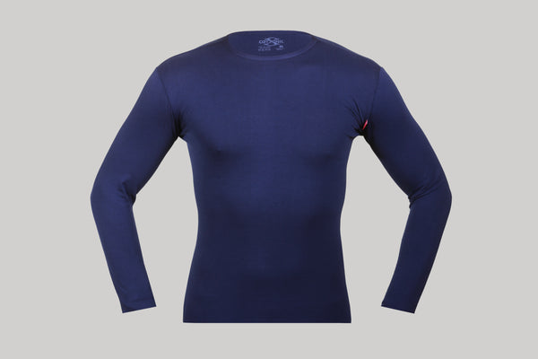 اندرشيرت قطونيل رجالي كم O طويل قطن استريتش