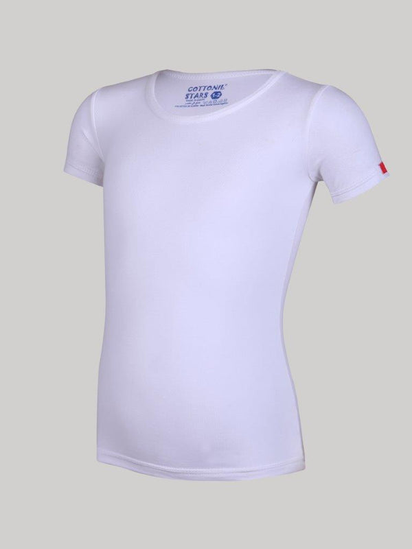 نص كم قطن ستريتش اولاد ابيض - cottonilstore